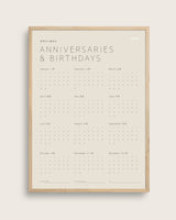 Anniversaries & Birthdays