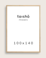 Egetræsramme - 100x140 cm