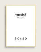 Gul ramme - 60x80 cm