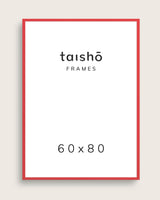 Rød ramme - 60x80 cm