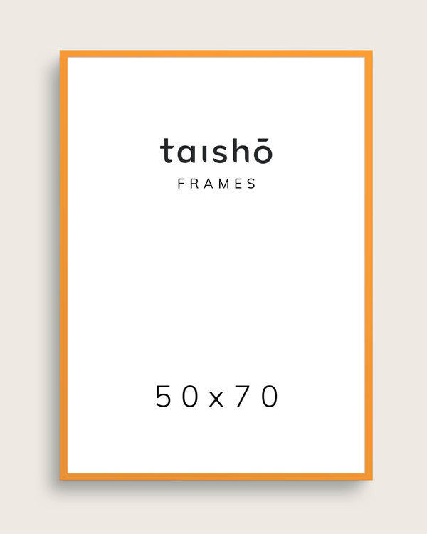 Orange frame - 50x70 cm