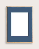 Passepartout - frame mat - dark blue (without frame)