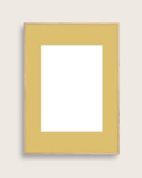 Passepartout - frame mat - yellow (without frame)