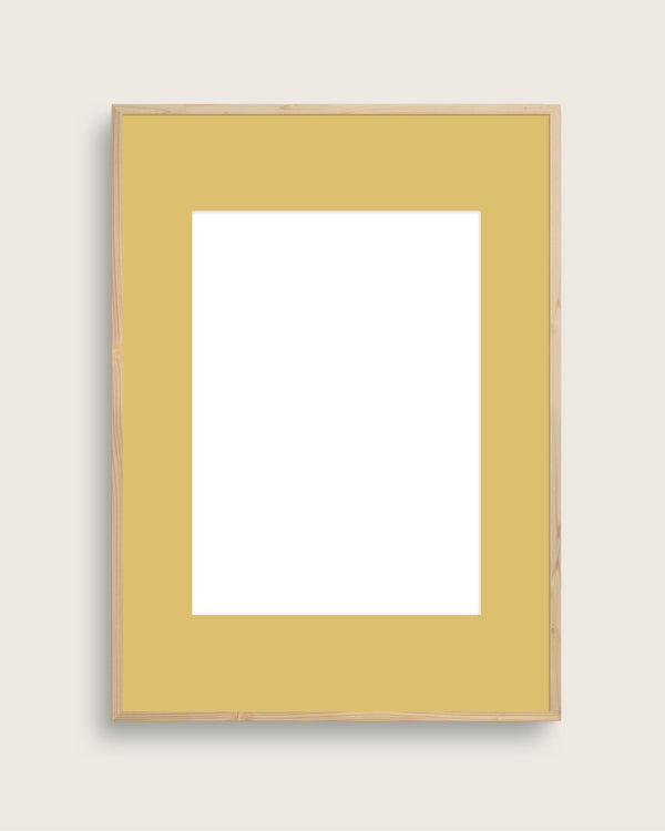 Passepartout - frame mat - yellow (without frame)