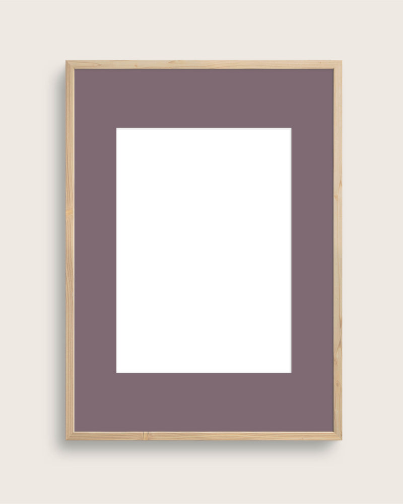 Passepartout - frame mat - lillac (without frame)