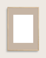 Passepartout - frame mat - light brown (without frame)