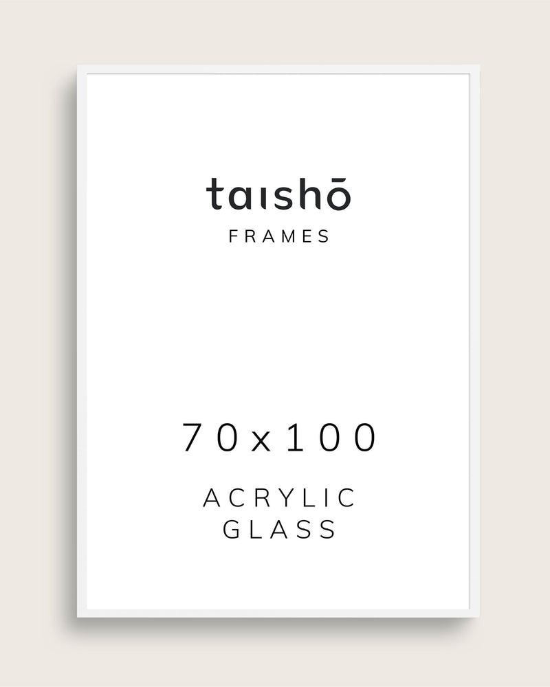 White frame - 70x100 cm