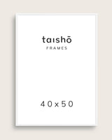 White frame - 40x50 cm